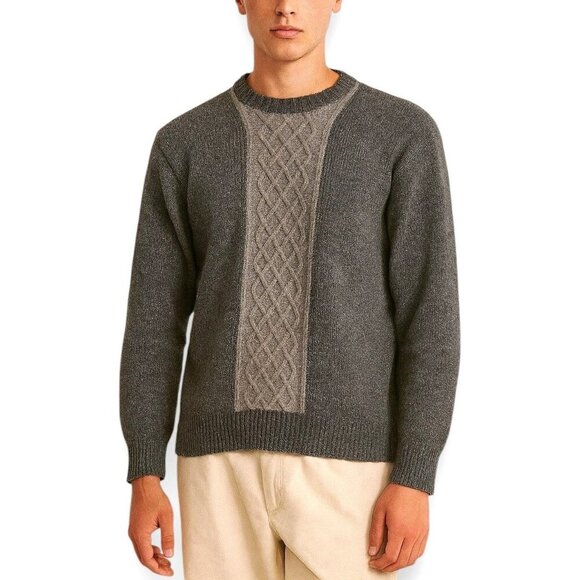 Vintage Valentino Wool Angora Cashmere Sweater Cable Knit Pullover - Picture 15 of 15